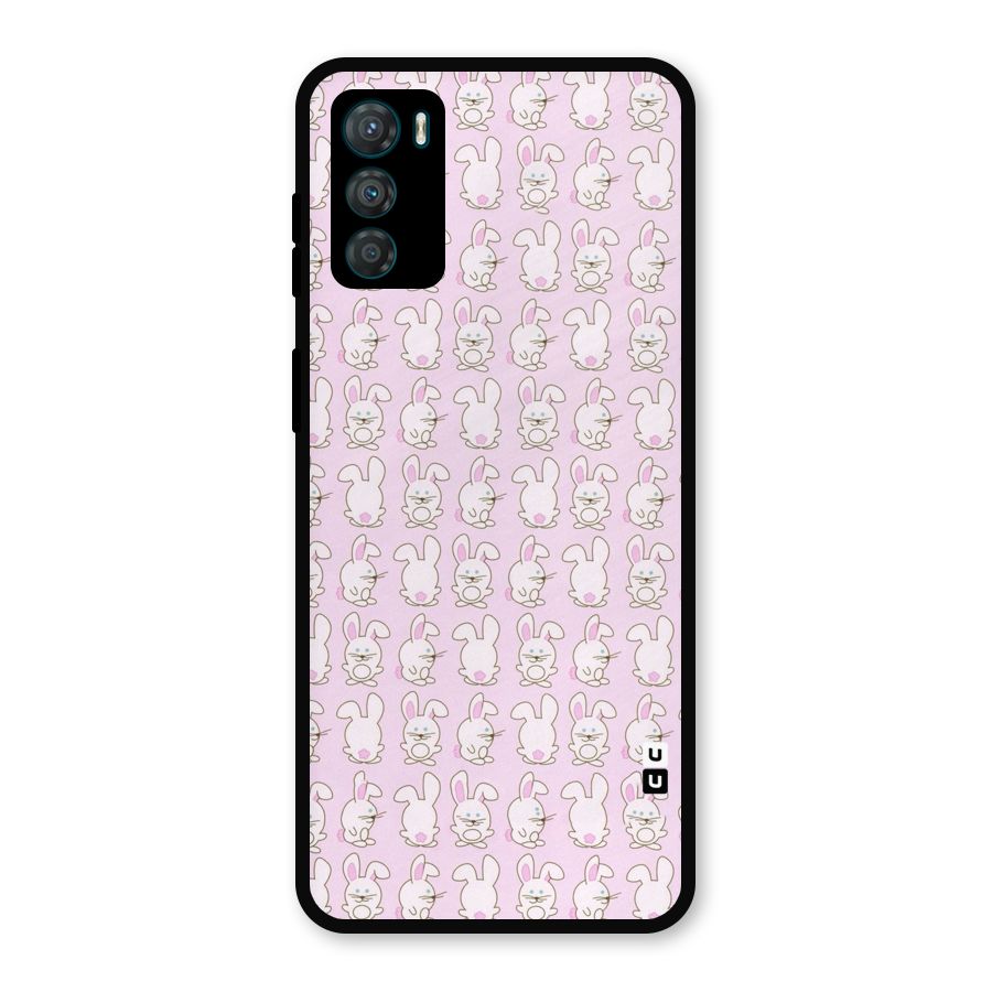 Bunny Cute Metal Back Case for Moto G42