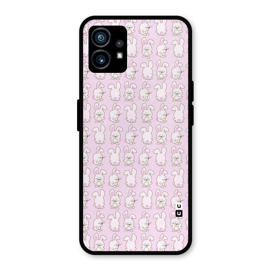 Bunny Cute Metal Back Case for Nothing Phone 1