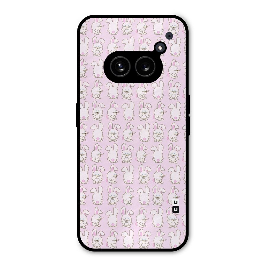 Bunny Cute Metal Back Case for Nothing Phone 2a Plus
