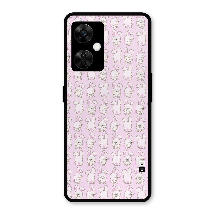 Bunny Cute Metal Back Case for OnePlus Nord CE 3 Lite