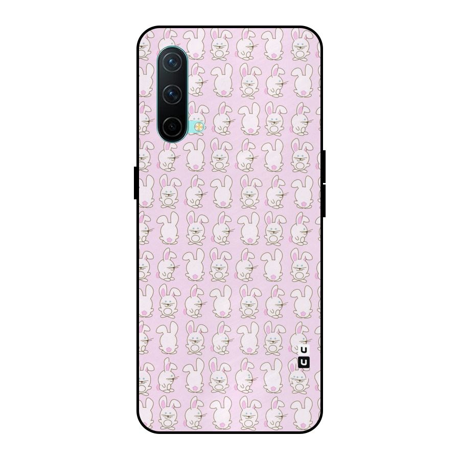 Bunny Cute Metal Back Case for OnePlus Nord CE 5G