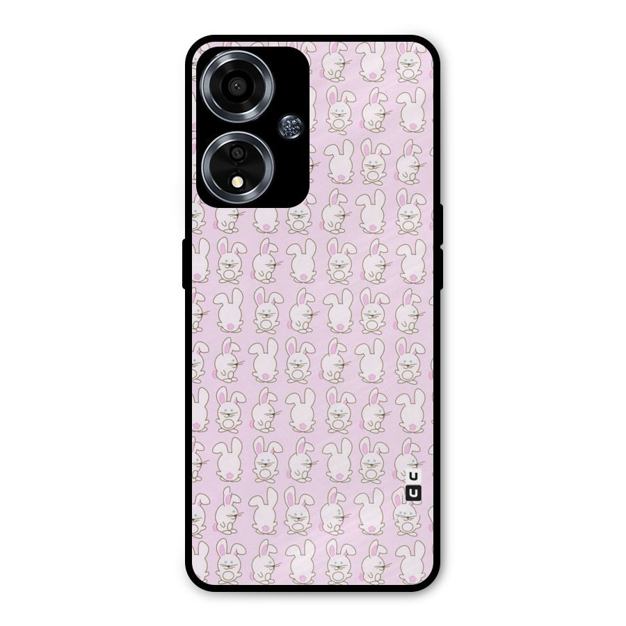 Bunny Cute Metal Back Case for Oppo A59