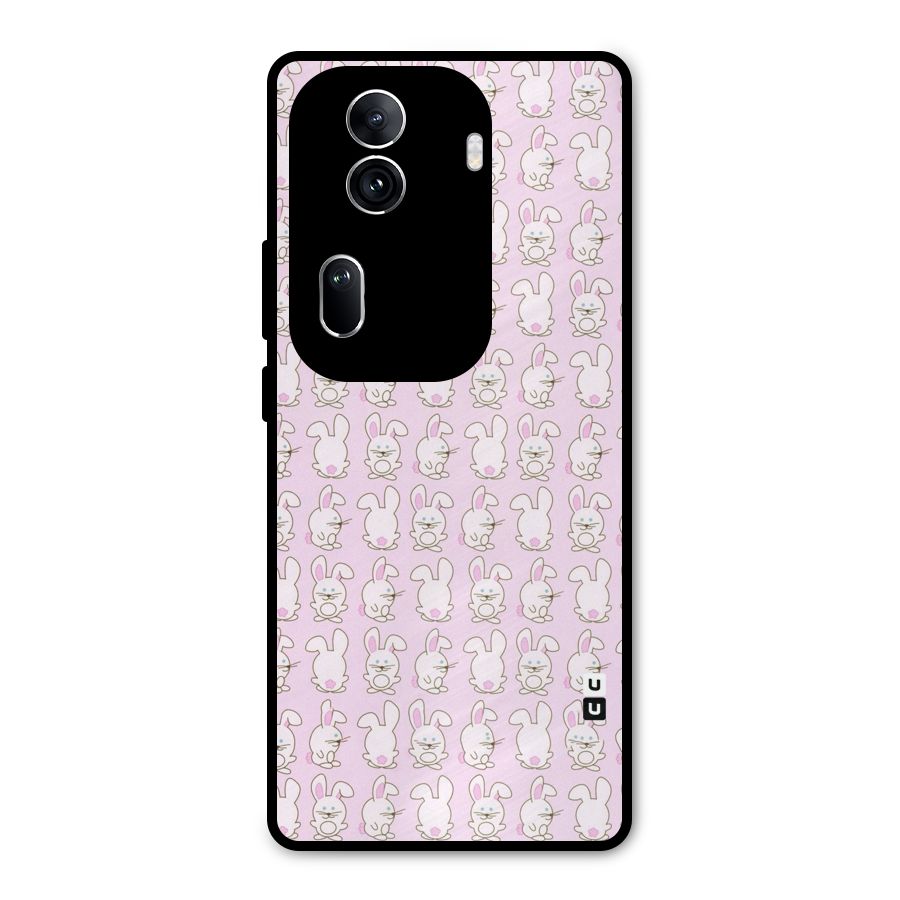 Bunny Cute Metal Back Case for Oppo Reno11 Pro 5G