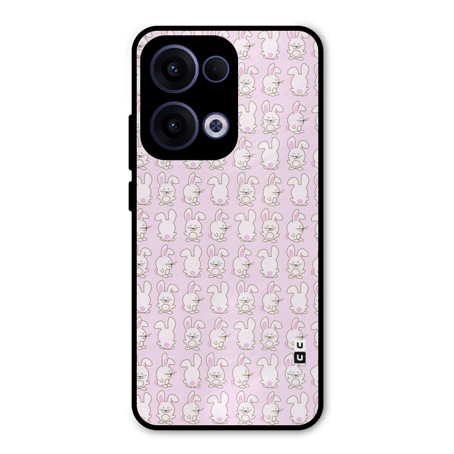 Bunny Cute Metal Back Case for Oppo Reno13