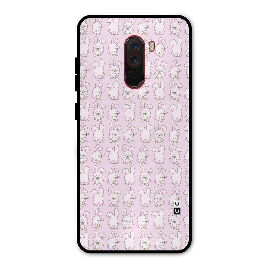Bunny Cute Metal Back Case for Poco F1