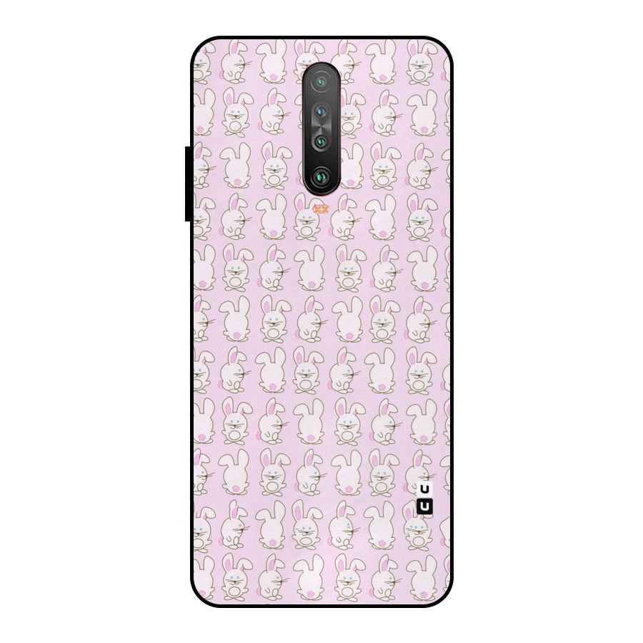 Bunny Cute Metal Back Case for Poco X2