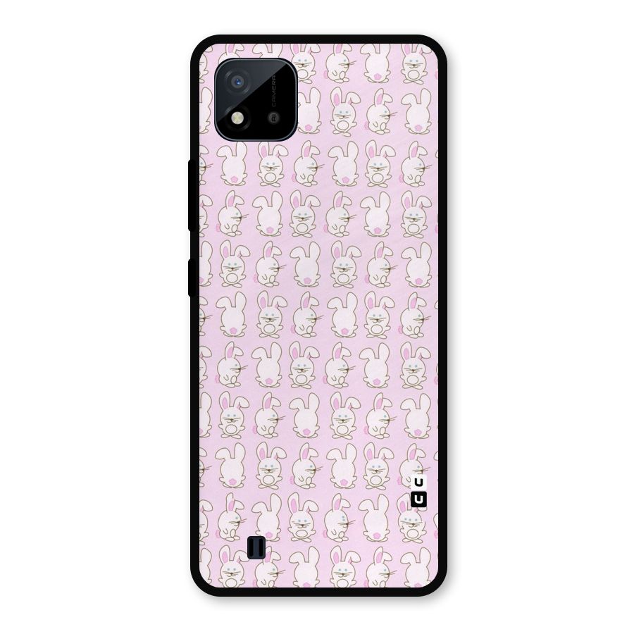 Bunny Cute Metal Back Case for Realme C11 2021