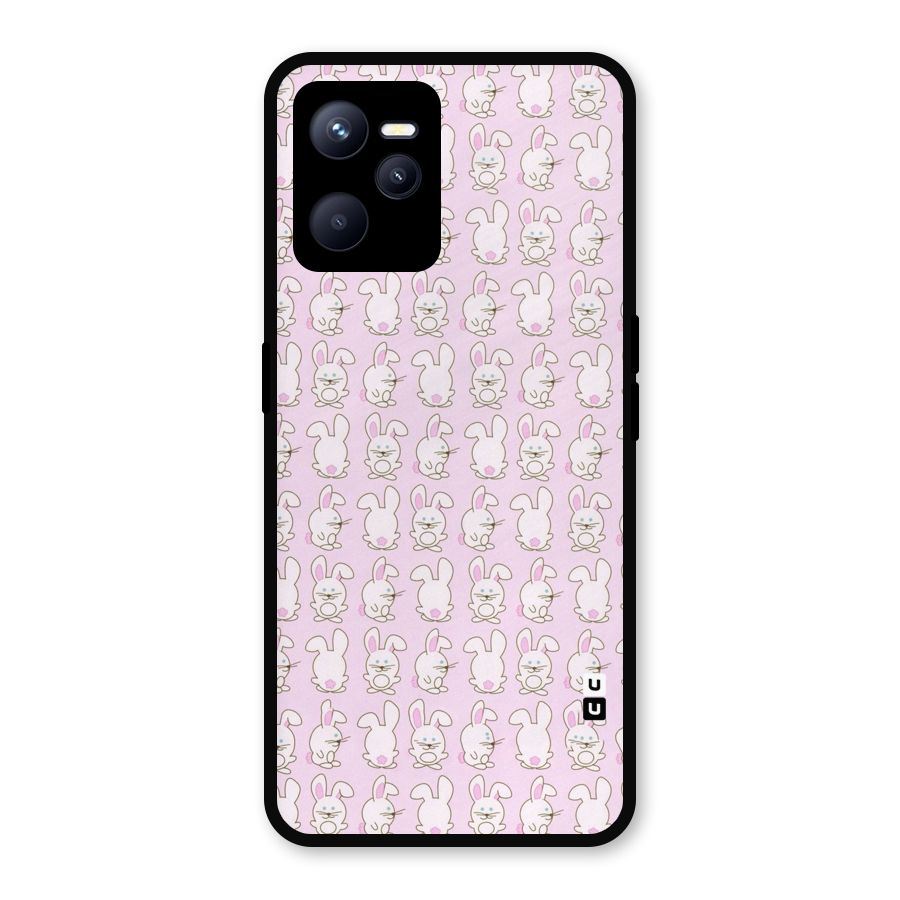 Bunny Cute Metal Back Case for Realme C35