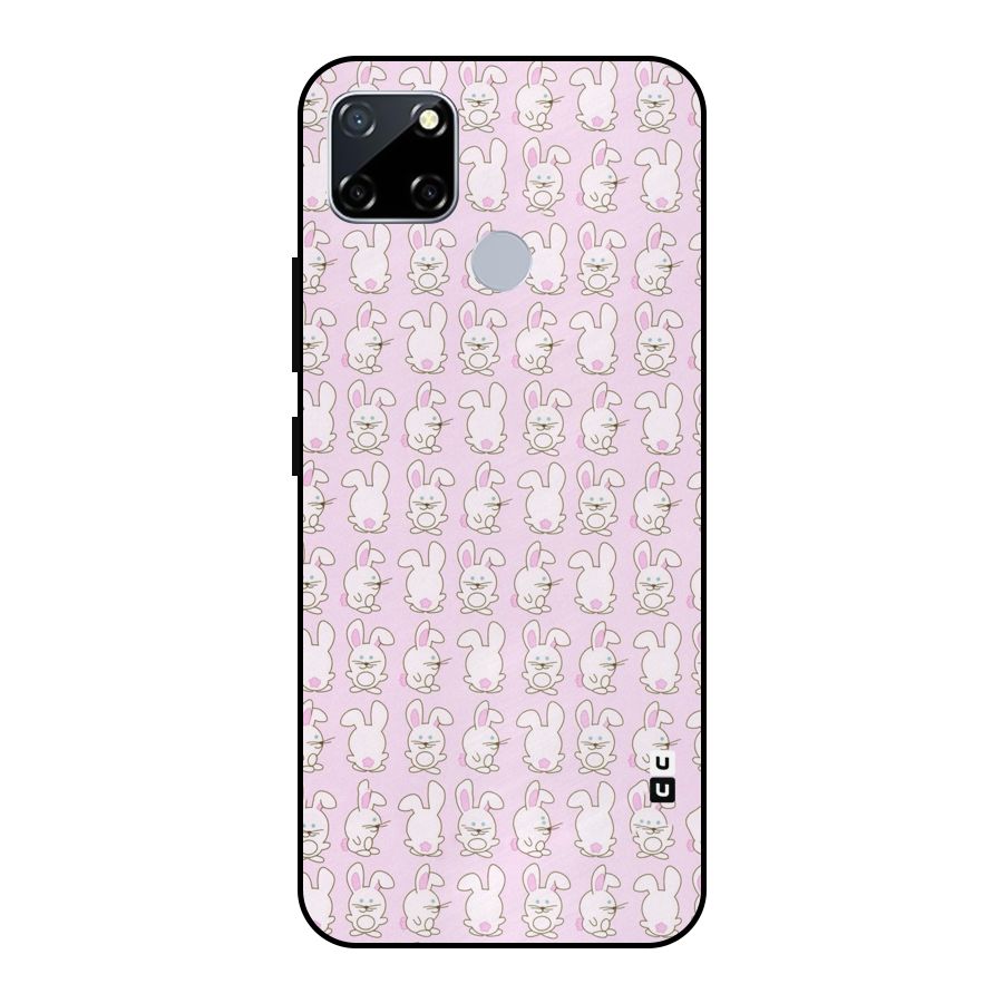 Bunny Cute Metal Back Case for Realme Narzo 20
