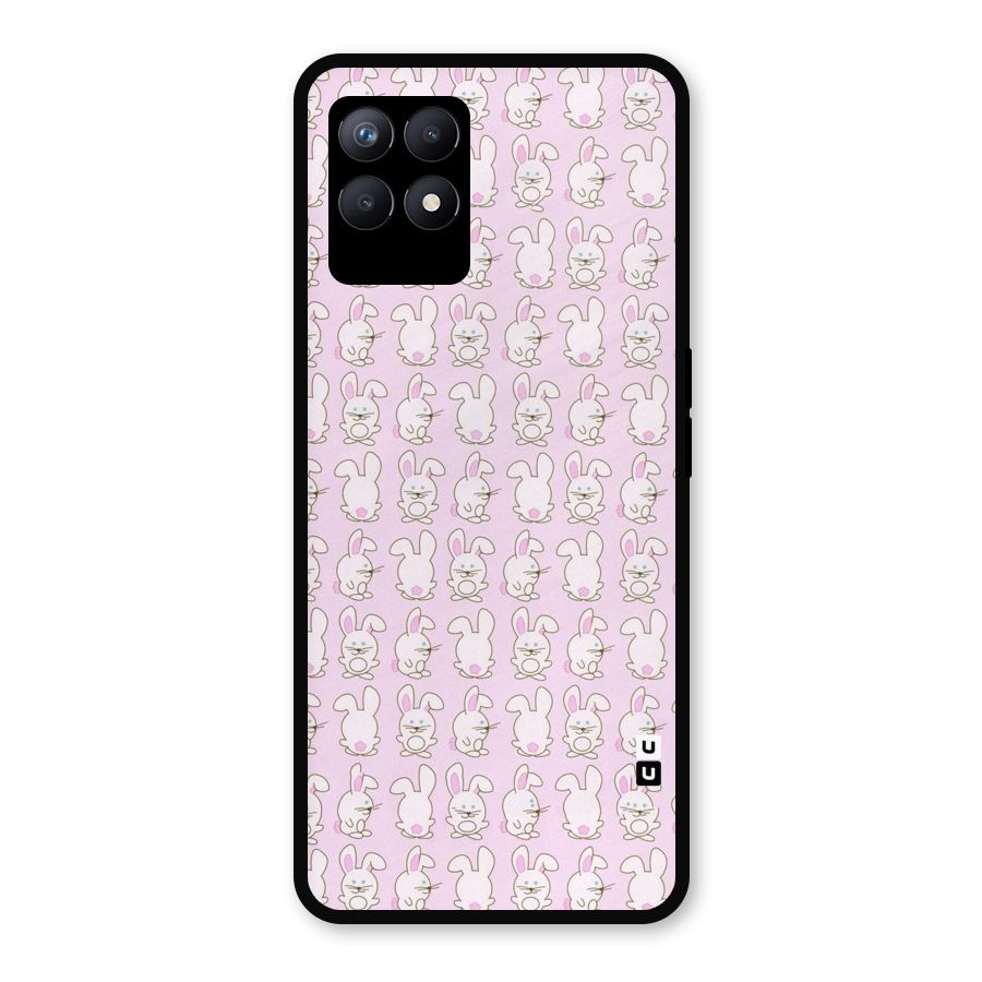 Bunny Cute Metal Back Case for Realme Narzo 50