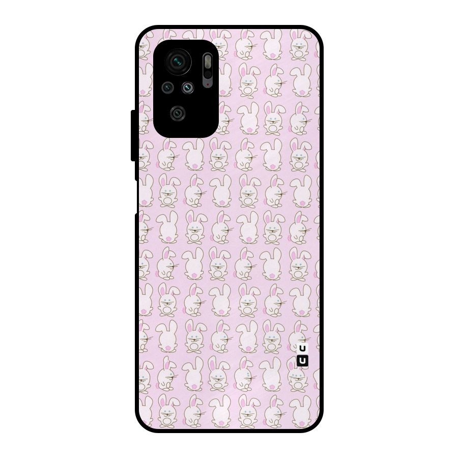 Bunny Cute Metal Back Case for Redmi Note 10S