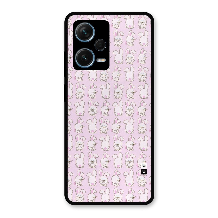 Bunny Cute Metal Back Case for Redmi Note 12 Pro Plus 5G