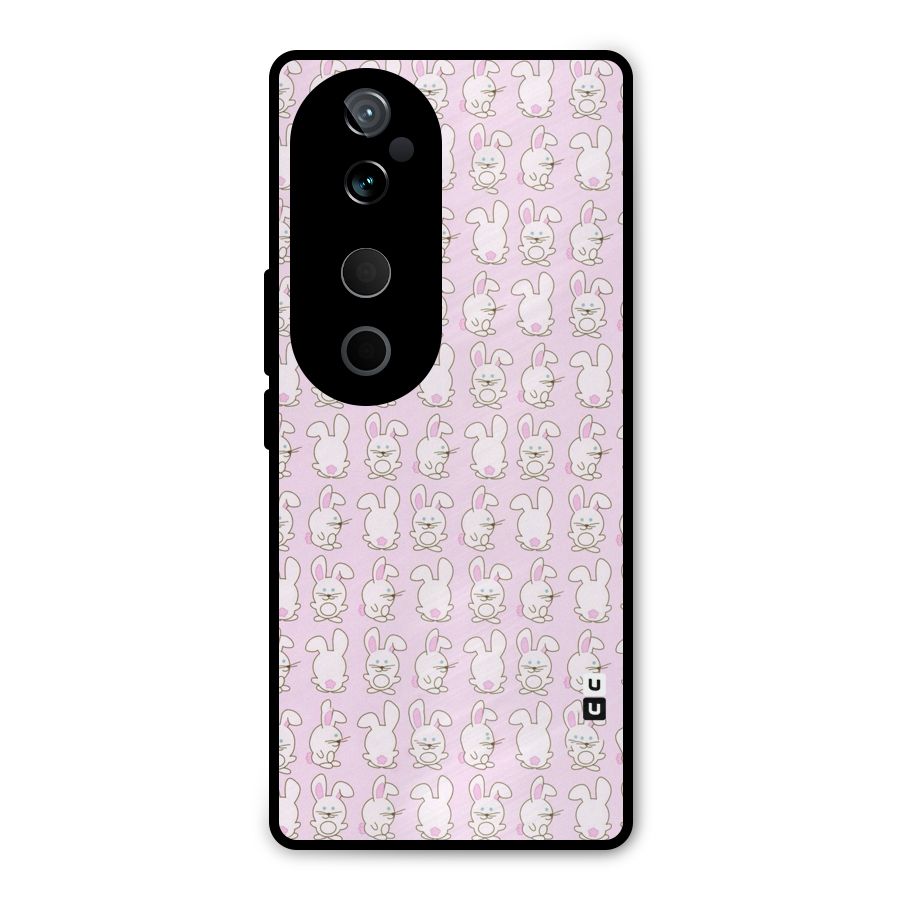 Bunny Cute Metal Back Case for Vivo T3 Ultra