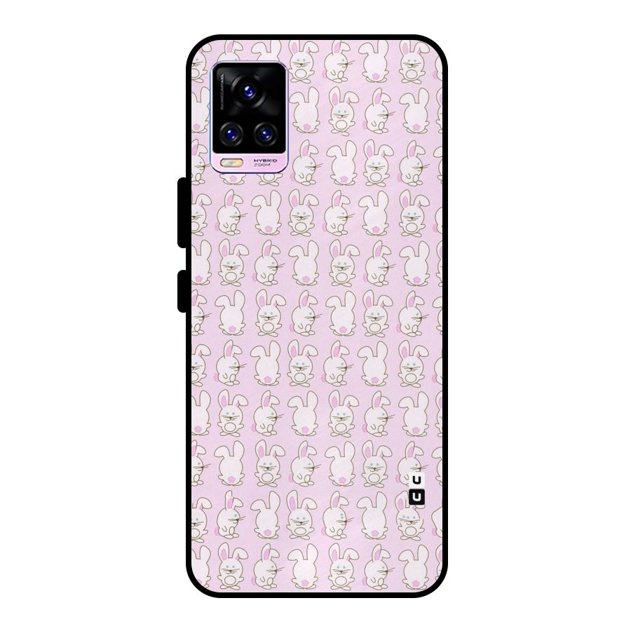 Bunny Cute Metal Back Case for Vivo V20 Pro