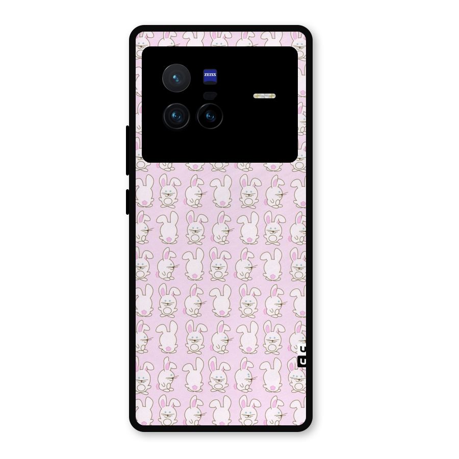 Bunny Cute Metal Back Case for Vivo X80