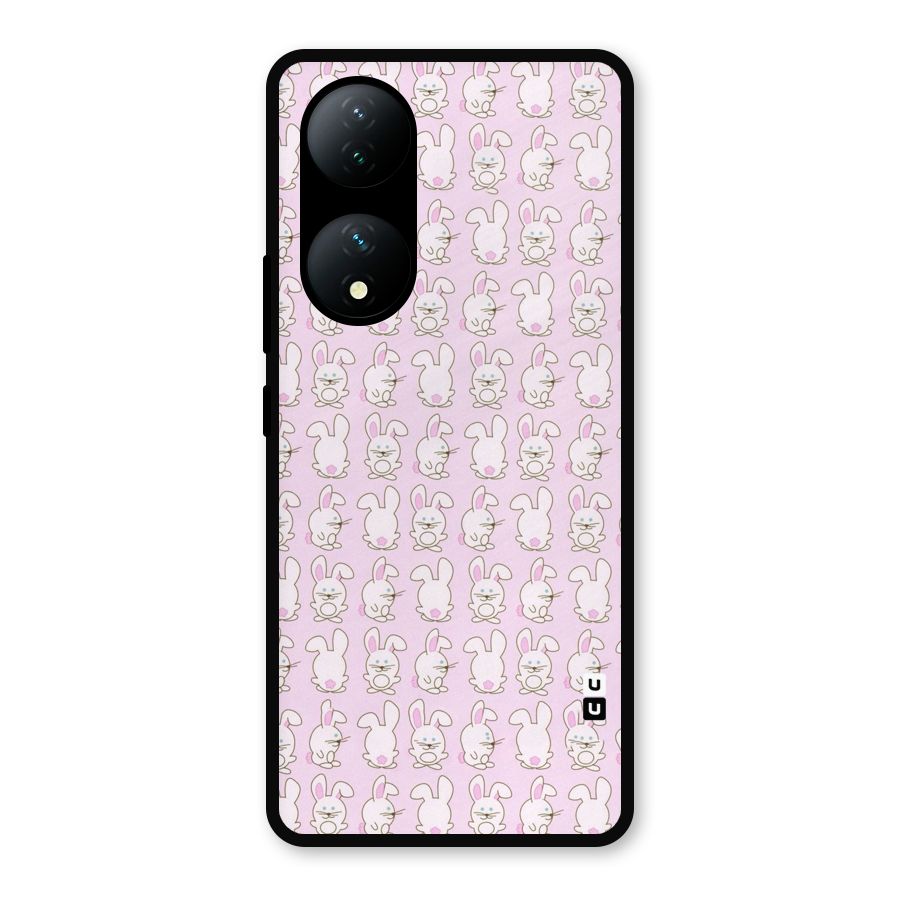 Bunny Cute Metal Back Case for Vivo Y100a