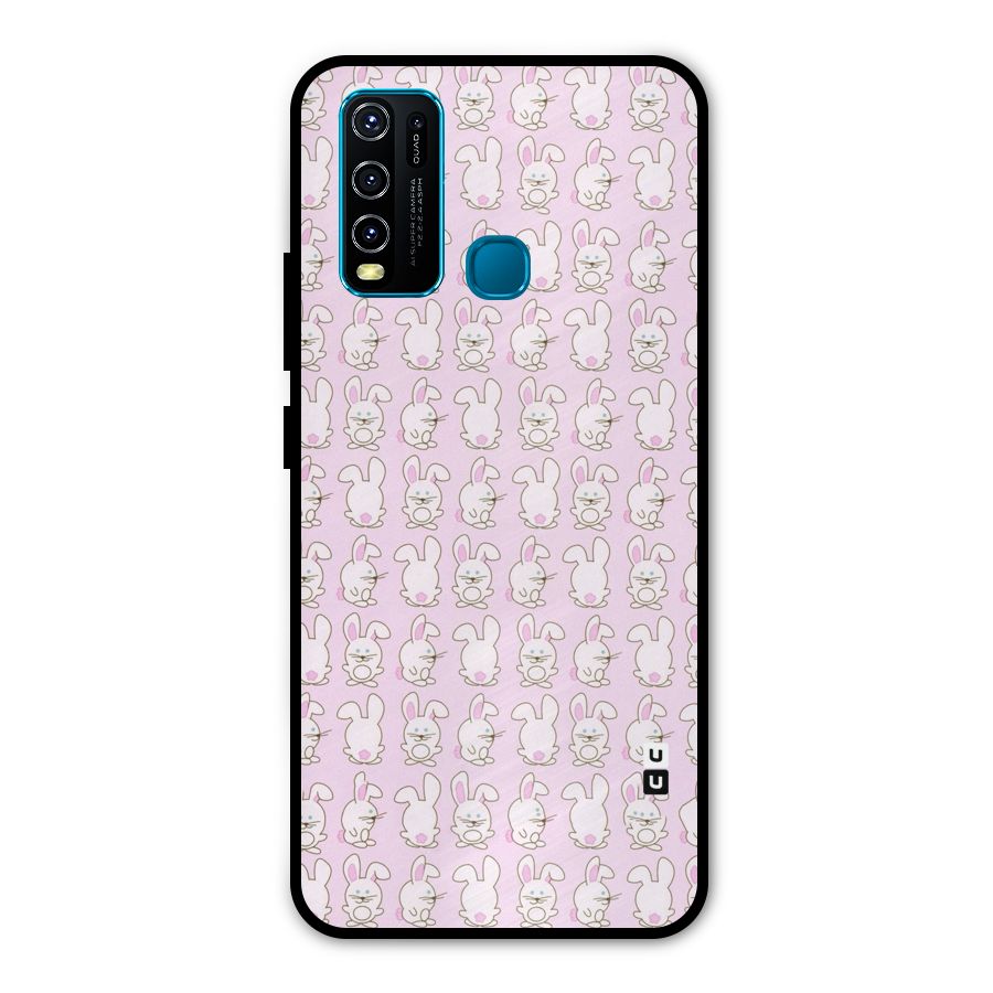 Bunny Cute Metal Back Case for Vivo Y50