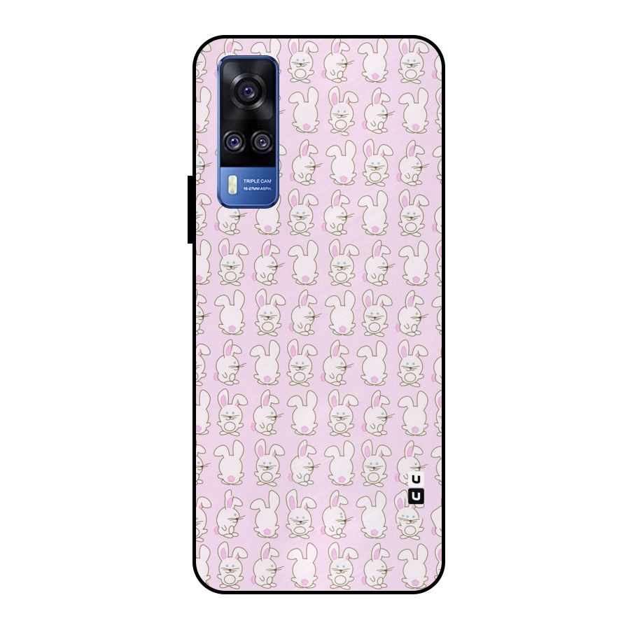 Bunny Cute Metal Back Case for Vivo Y51