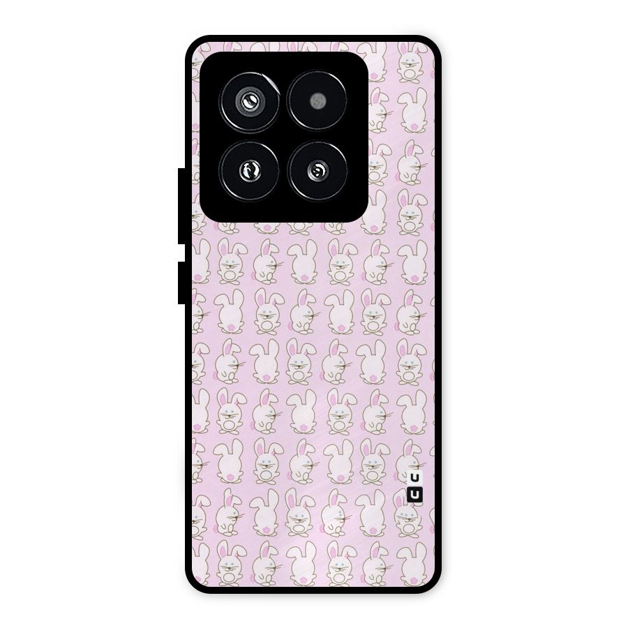 Bunny Cute Metal Back Case for Xiaomi 14 Pro