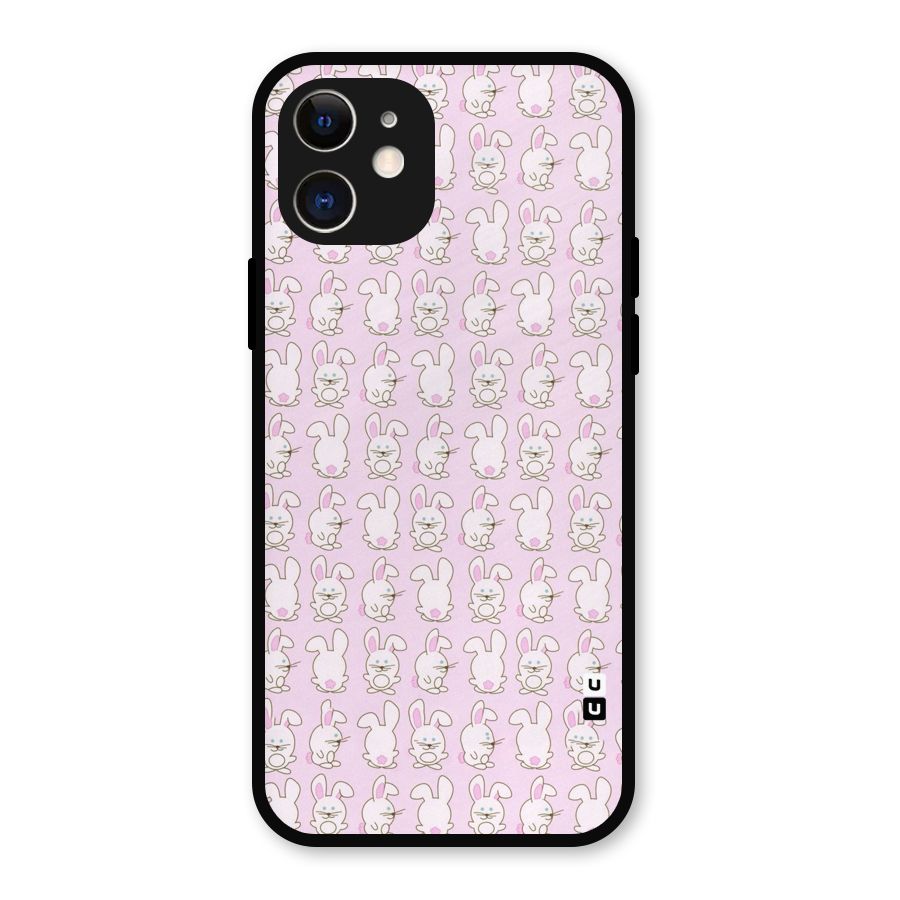 Bunny Cute Metal Back Case for iPhone 12