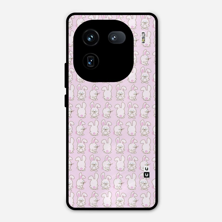 Bunny Cute Metal Back Case for iQOO 12