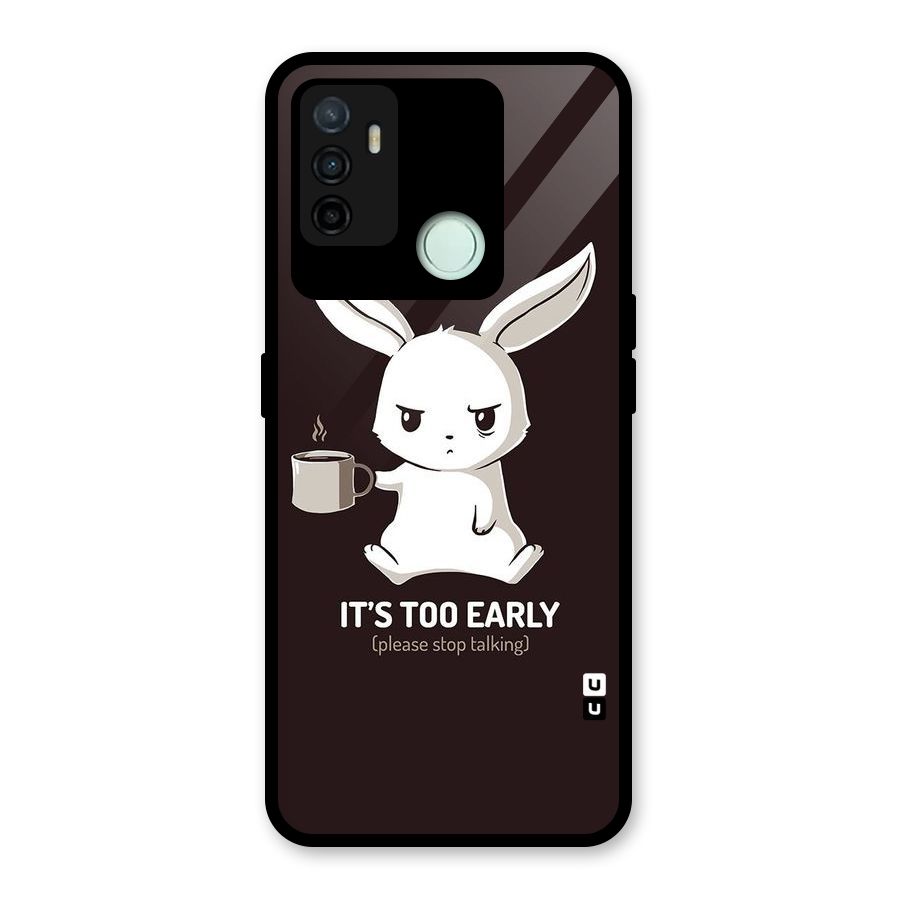 Bunny Early Glass Back Case for Oppo A53