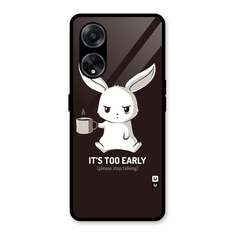 Bunny Early Glass Back Case for Oppo F23