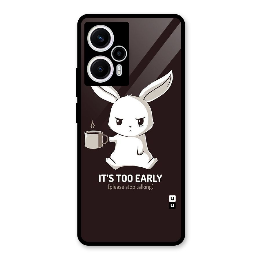 Bunny Early Glass Back Case for Poco F5