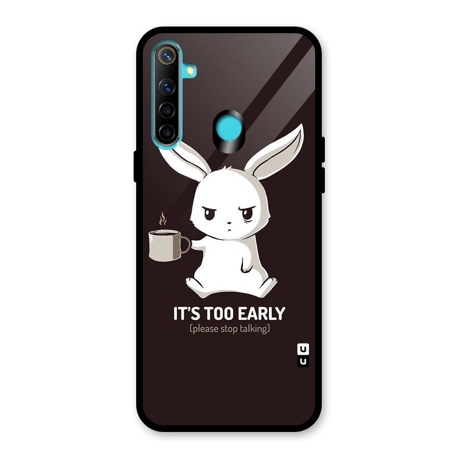 Bunny Early Glass Back Case for Realme 5