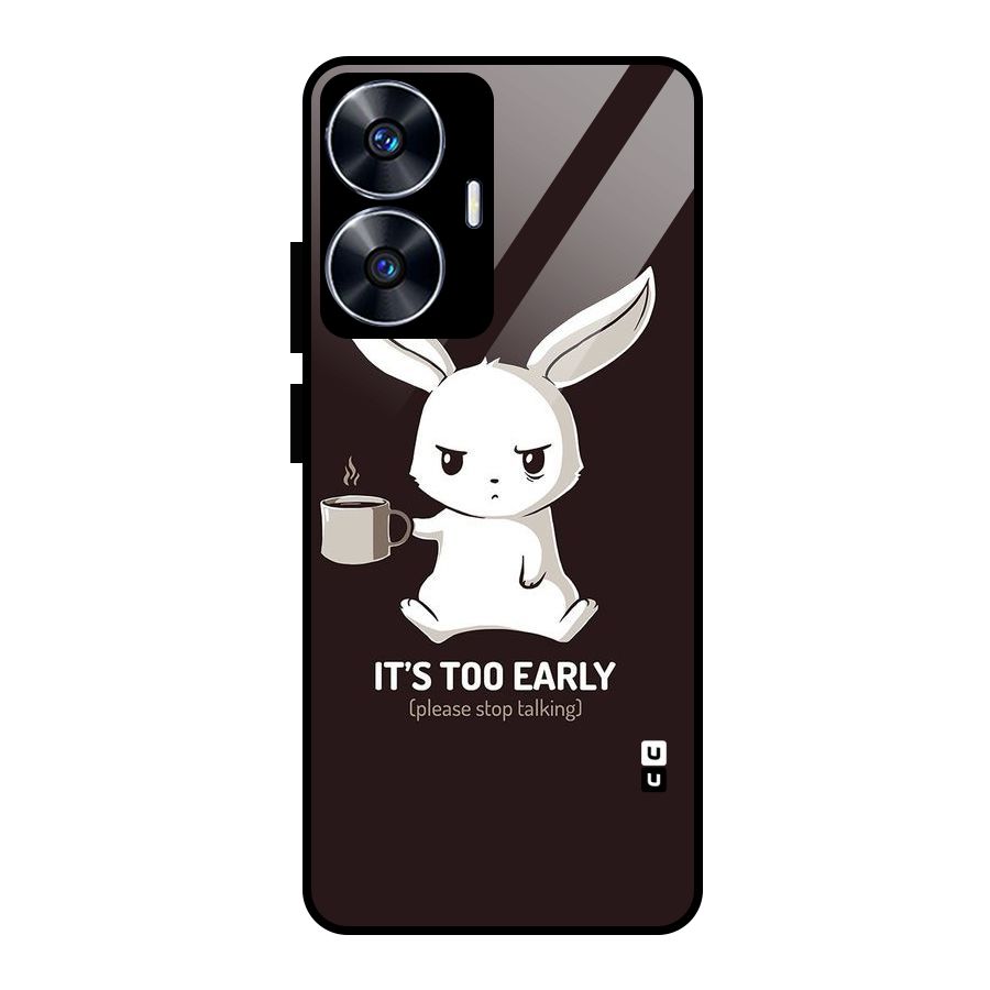 Bunny Early Glass Back Case for Realme Narzo N55