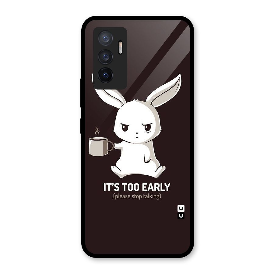 Bunny Early Glass Back Case for Vivo V23e