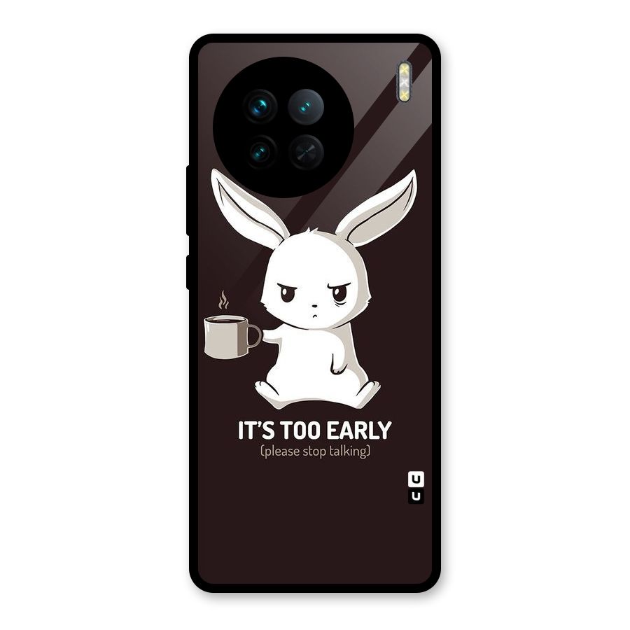 Bunny Early Glass Back Case for Vivo X90