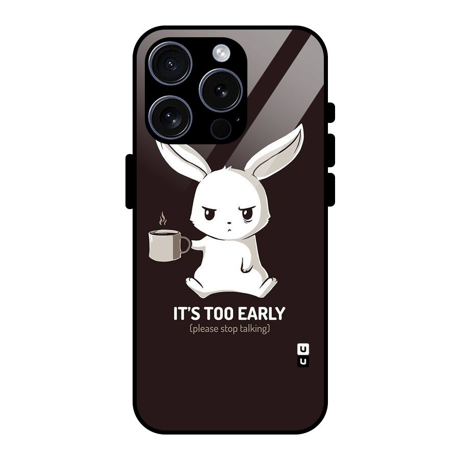 Bunny Early Glass Back Case for iPhone 15 Pro