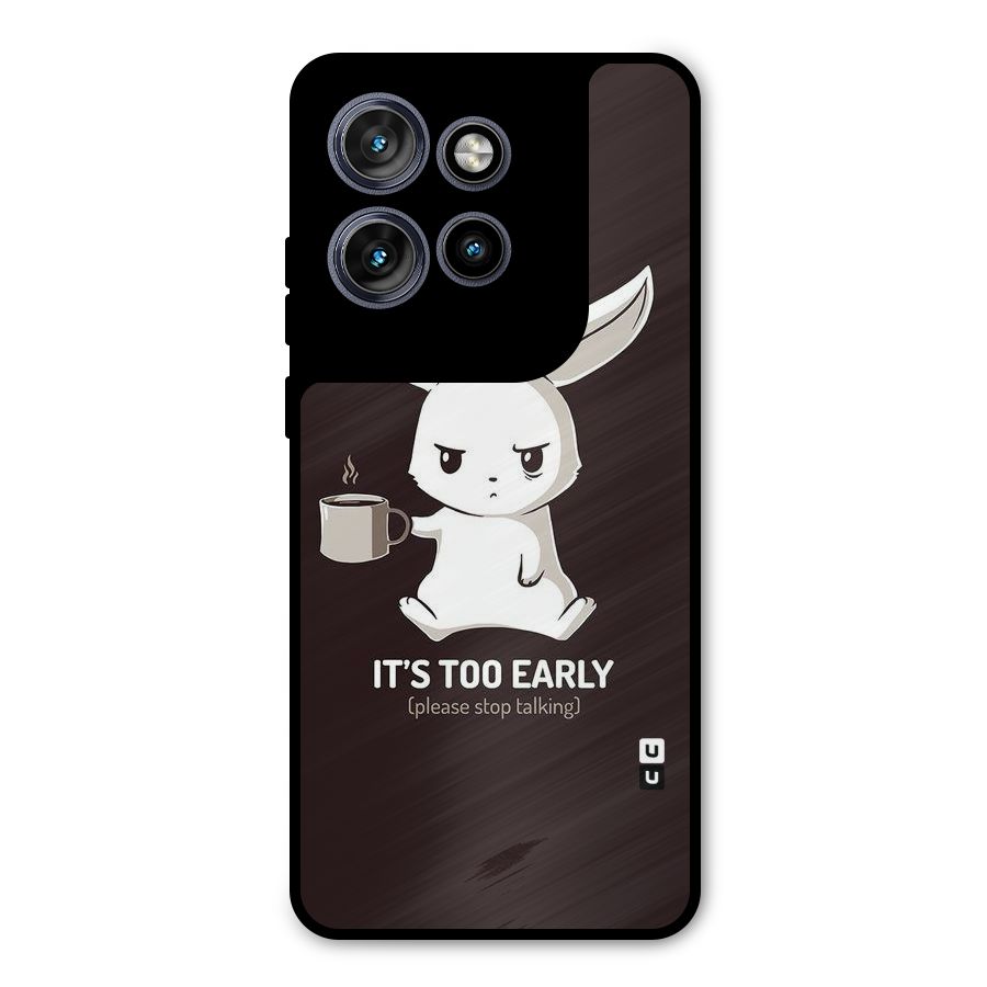 Bunny Early Metal Back Case for Motorola Edge 50 Neo