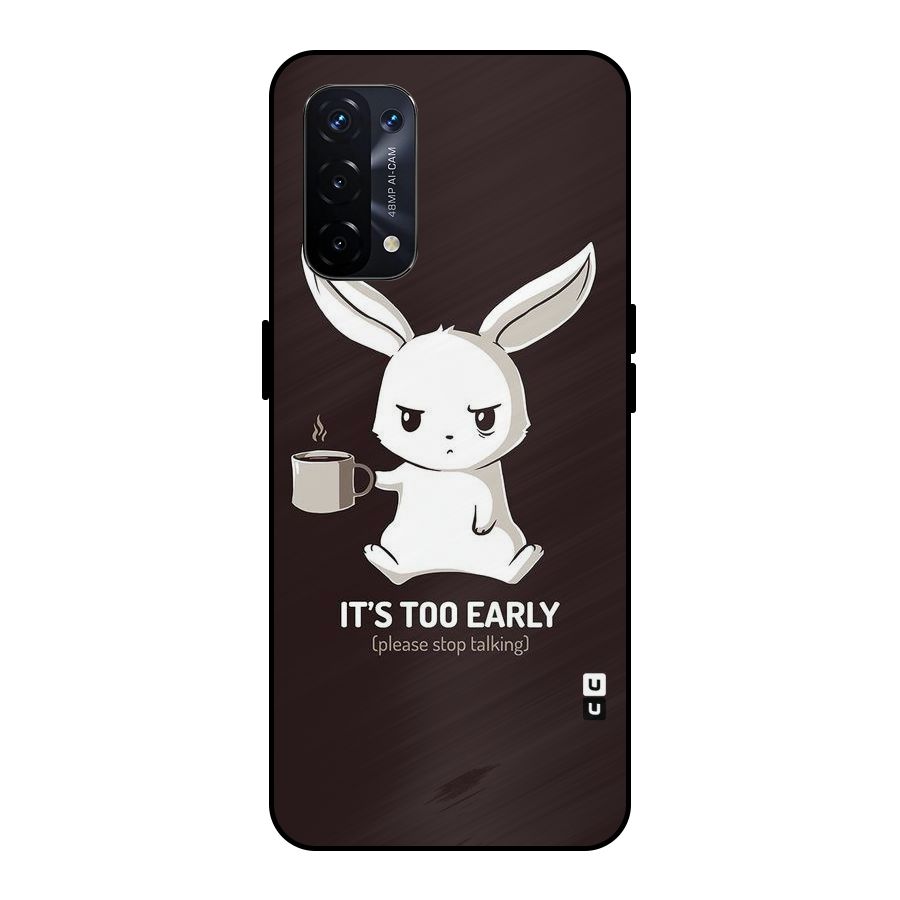 Bunny Early Metal Back Case for Oppo A74 5G