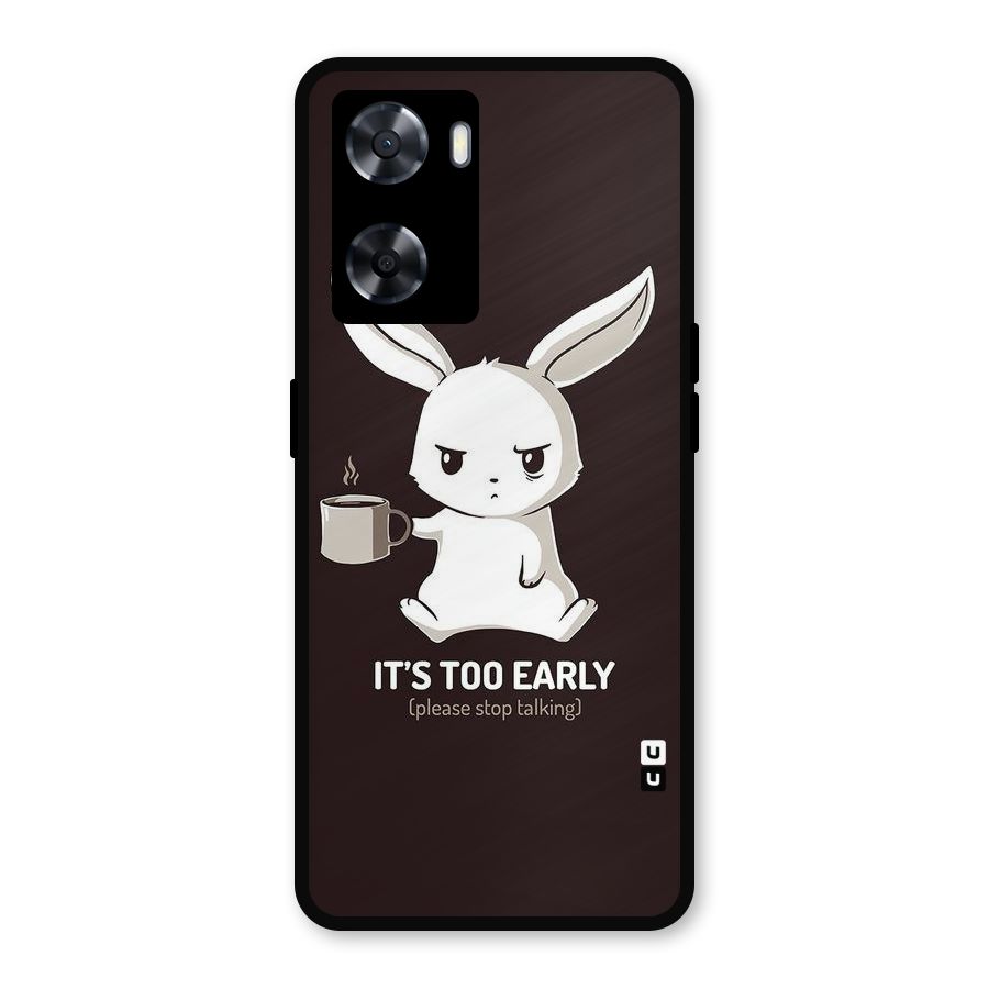 Bunny Early Metal Back Case for Oppo A77s