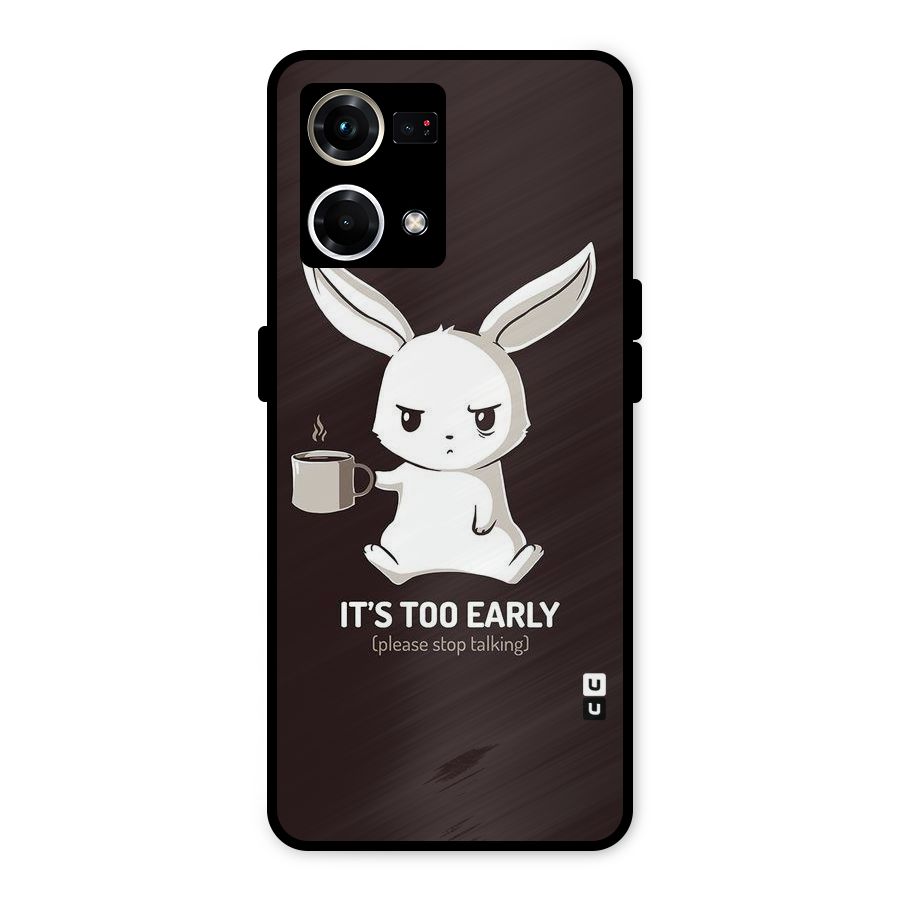 Bunny Early Metal Back Case for Oppo F21 Pro 4G