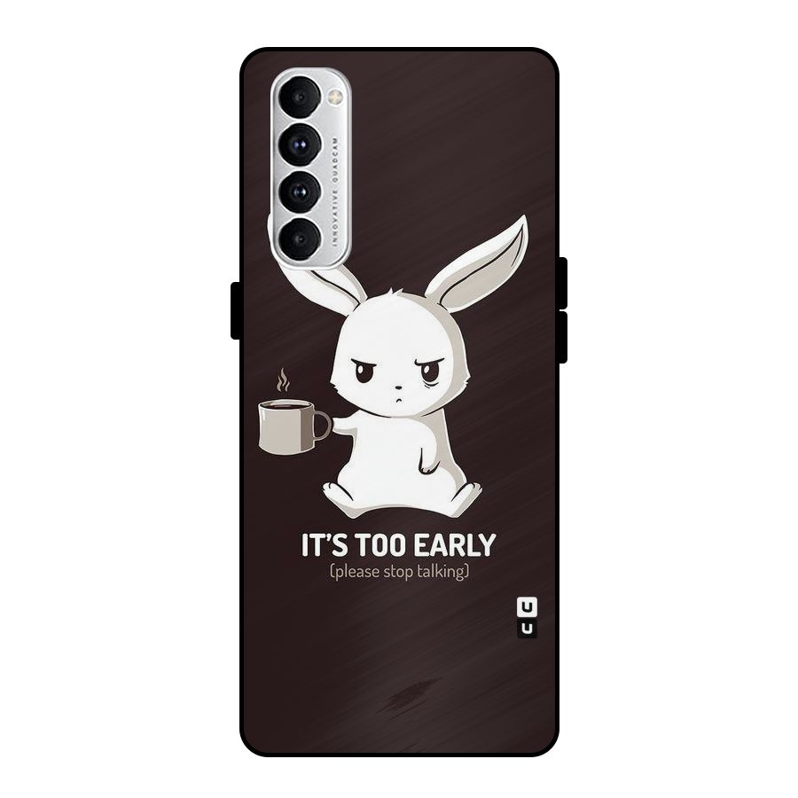 Bunny Early Metal Back Case for Oppo Reno4 Pro