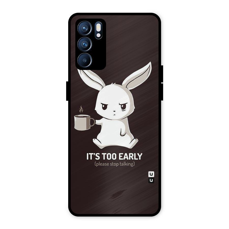 Bunny Early Metal Back Case for Oppo Reno6 5G