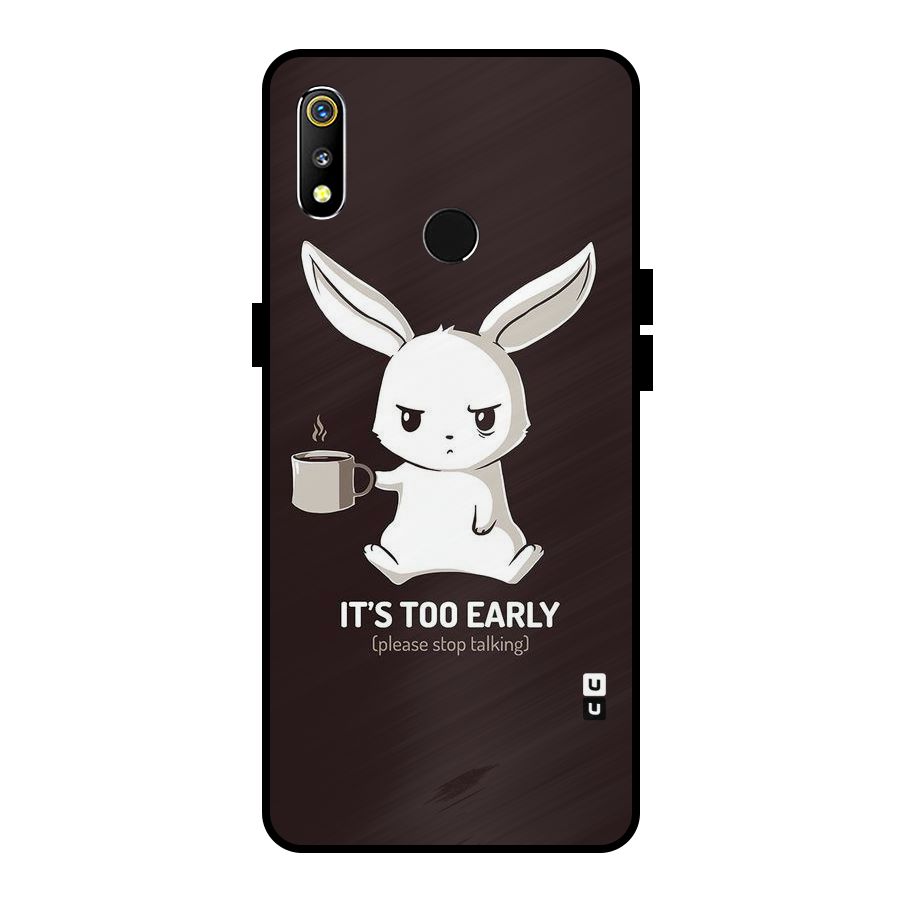 Bunny Early Metal Back Case for Realme 3