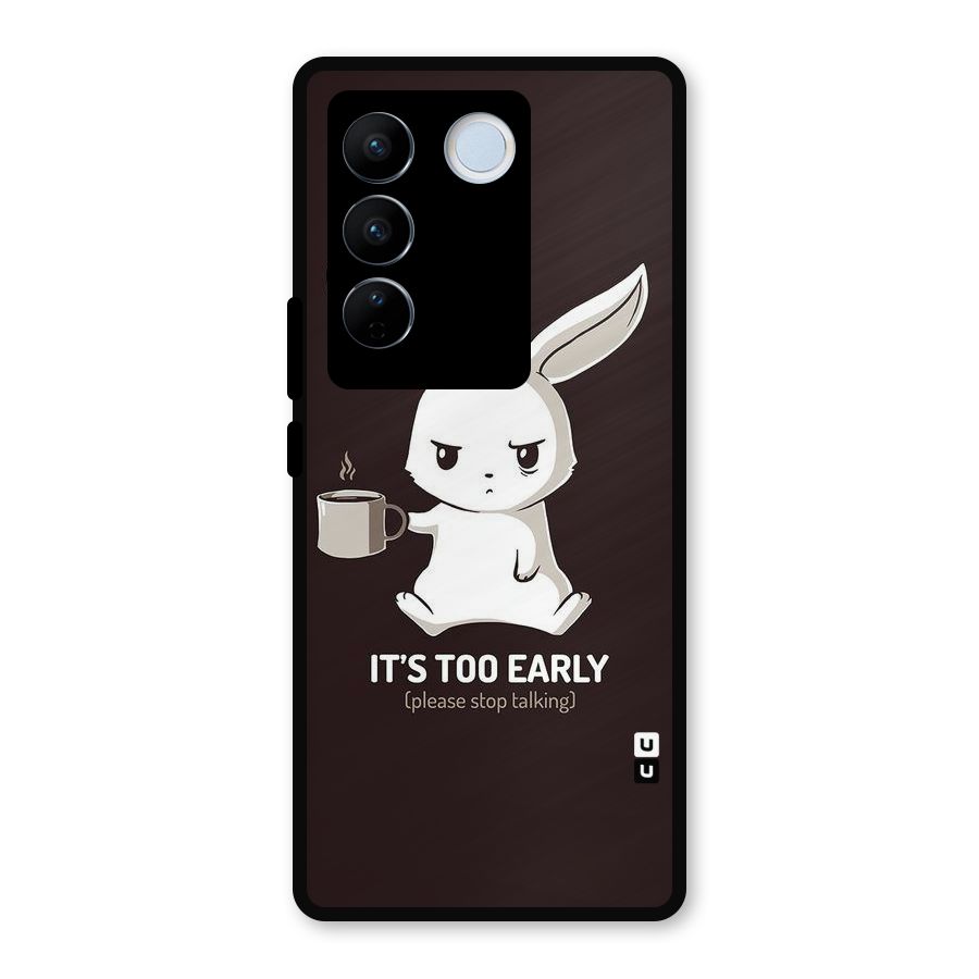 Bunny Early Metal Back Case for Vivo V27 Pro