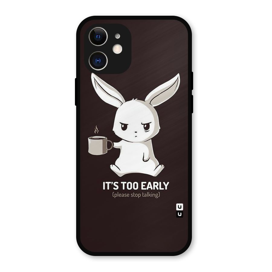 Bunny Early Metal Back Case for iPhone 12
