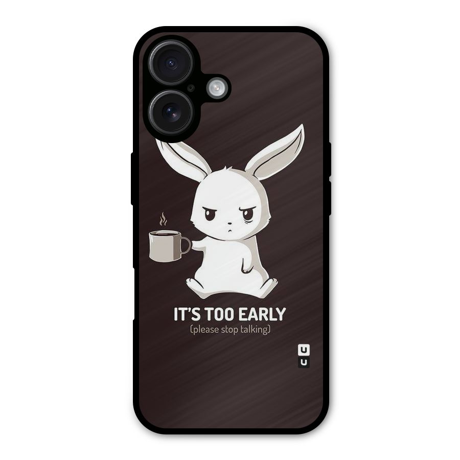 Bunny Early Metal Back Case for iPhone 16