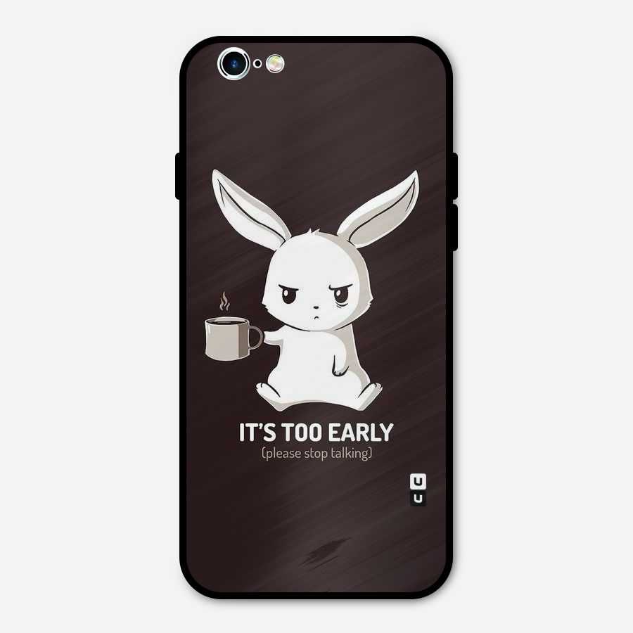 Bunny Early Metal Back Case for iPhone 6 6s