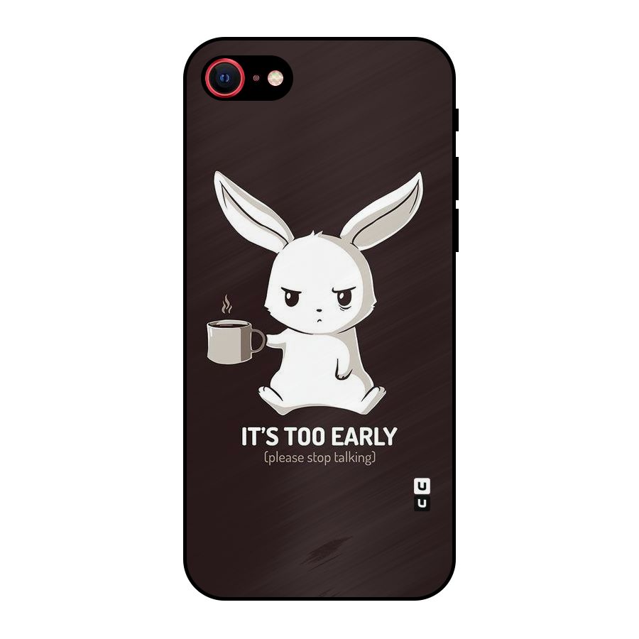 Bunny Early Metal Back Case for iPhone 8