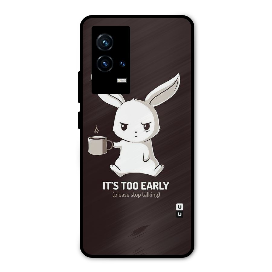 Bunny Early Metal Back Case for iQOO 9 5G