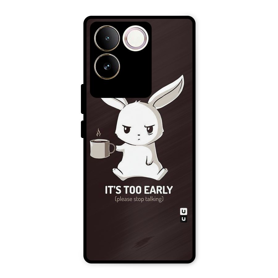 Bunny Early Metal Back Case for iQOO Z7 Pro
