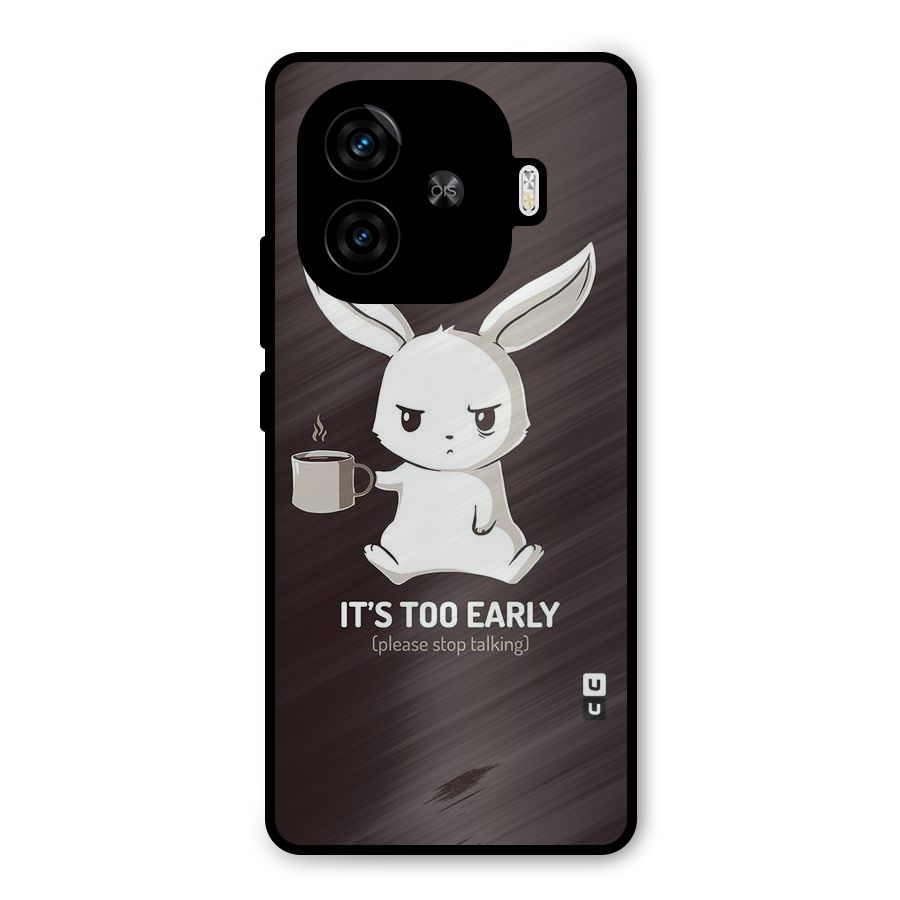 Bunny Early Metal Back Case for iQOO Z9 Turbo