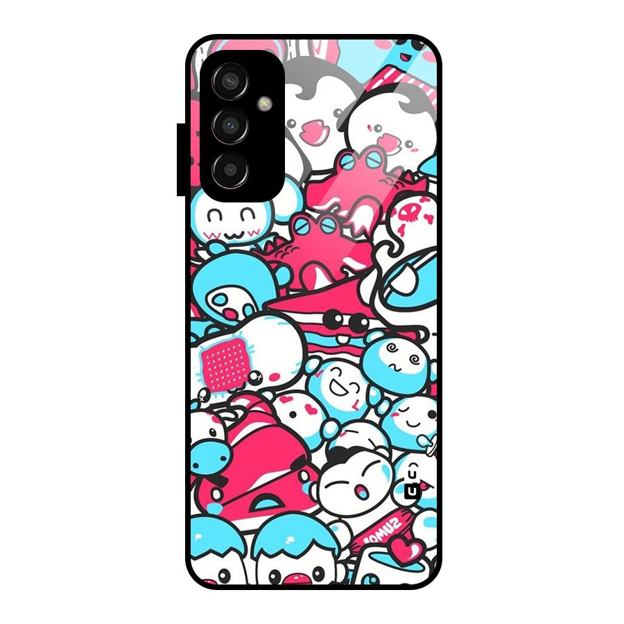 Bunny Quirk Glass Back Case for Galaxy F13