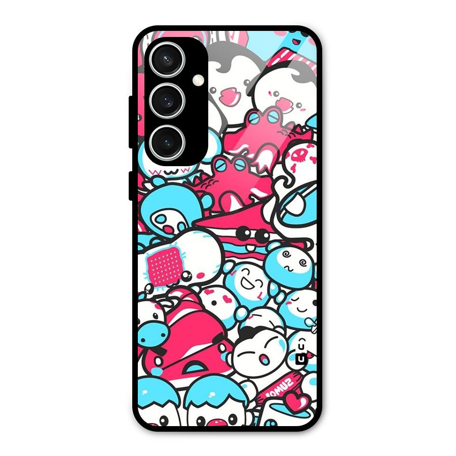 Bunny Quirk Glass Back Case for Galaxy S23 FE
